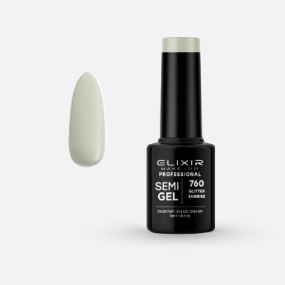 Ημιμόνιμο βερνίκι 5ml – 760 (Glitter Sunrise)