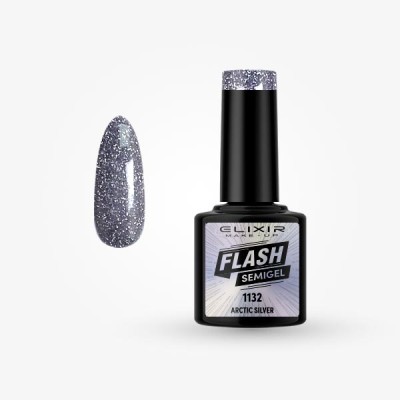 Ημιμόνιμο βερνίκι Flash 8ml – 1132 (Arctic Silver)