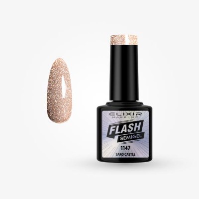 Ημιμόνιμο βερνίκι Flash 8ml – 1147 (Sand Castle)