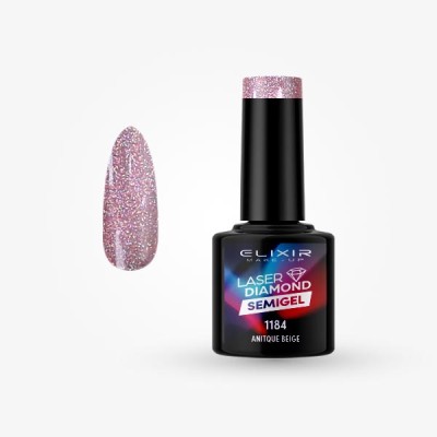 Ημιμόνιμο βερνίκι Laser Diamond 8ml – 1184 (Antique Beige)