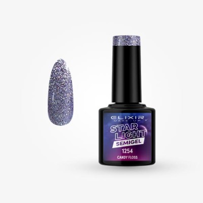 Ημιμόνιμο βερνίκι Star Light 8ml – 1254 (Candy Floss)