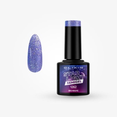 Ημιμόνιμο βερνίκι Star Light 8ml – 1262 (Iris Mauve)
