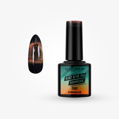 Ημιμόνιμο βερνίκι Cat Eye 5D 8ml – 1161 (Rosegoald Cat)