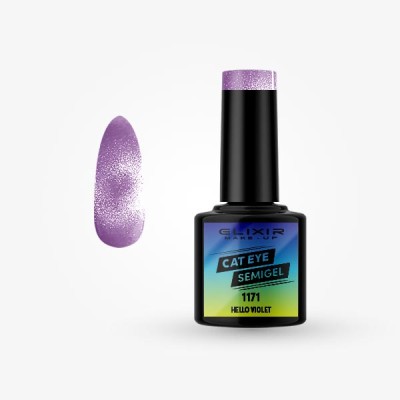 Ημιμόνιμο βερνίκι Cat Eye 8ml – 1171 (Hello Violet)