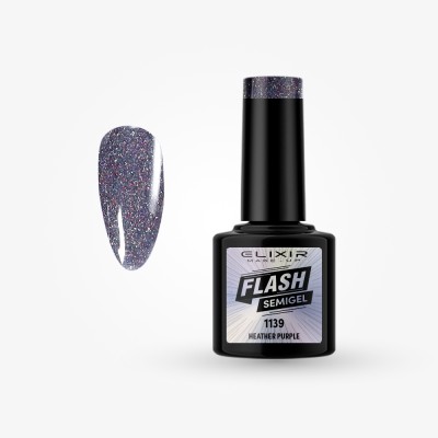 Ημιμόνιμο βερνίκι Flash 8ml – 1139 (Heather Purple)