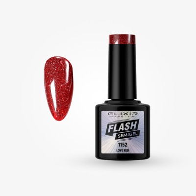 Ημιμόνιμο βερνίκι Flash 8ml – 1152 (Love Red)