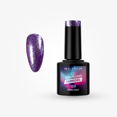 Ημιμόνιμο βερνίκι  Diamond 8ml – 1237 (Floral Violet)