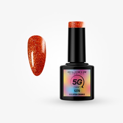 Ημιμόνιμο βερνίκι 5G - 1270 (Goldfish Orange)