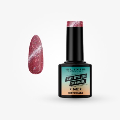 Ημιμόνιμο βερνίκι 8ml - 1412 Shiny romance