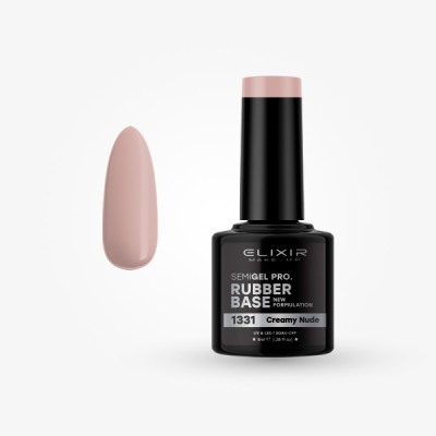 Ημιμόνιμο βερνίκι 8ml – 1331 (Rubber Base Coat Creamy Nude)