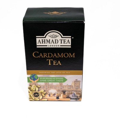Τσάι Ahmad Tea  Διάφορες Γεύσεις - Κάρδαμο, Συσκευασμένο 500γρ.
