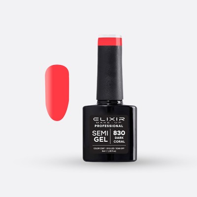 Ημιμόνιμο βερνίκι 8ml - 830 (Dark Coral)