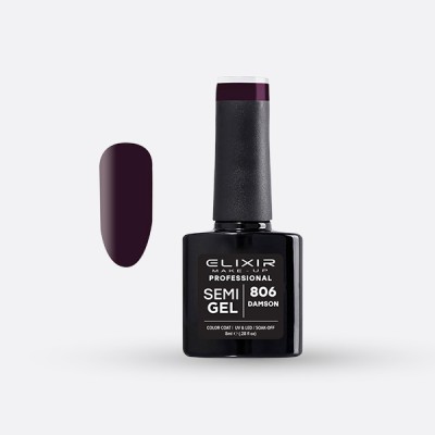 Ημιμόνιμο βερνίκι 8ml - 806 (Damson)