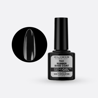 Ημιμόνιμο βερνίκι 8ml – 960 (Rubber Base Coat)