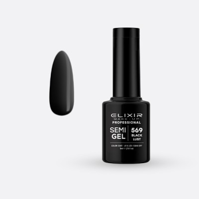 Ημιμόνιμο βερνίκι 5ml - 569 (Black Lust)