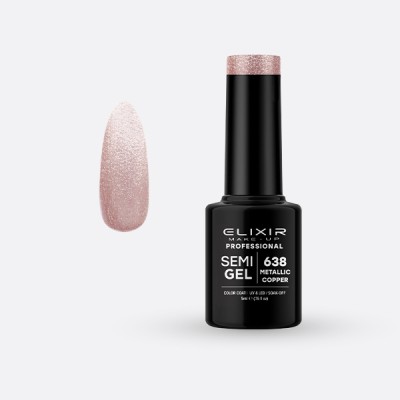 Ημιμόνιμο βερνίκι 5ml - 638 (Metallic Copper)