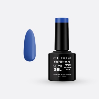 Ημιμόνιμο βερνίκι 8ml – 992 (Midnight Blue)