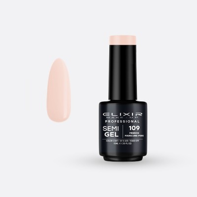 Pro. Ημιμόνιμο βερνίκι 15ml – 109 (French Manicure Pink)
