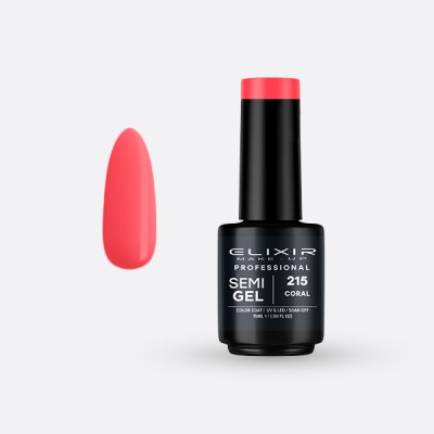 Ημιμόνιμο βερνίκι 15ml – 215 (Coral)