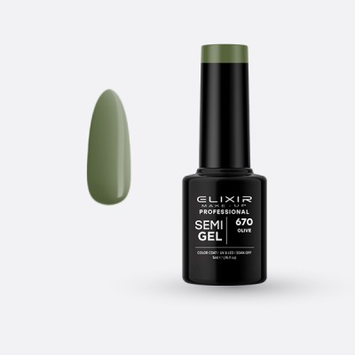 Ημιμόνιμο βερνίκι 5ml – 670 (Olive)